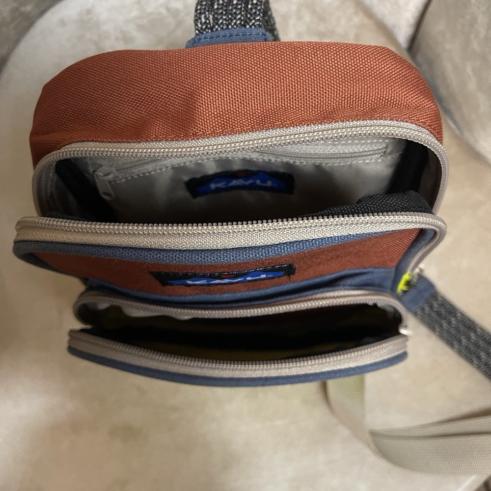 Kavu Pescadero Sling Bag Adjustable Rope Strap Crossbody Water Resistant Compact - Picture 9 of 10